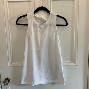 Calia | Women’s | White Ribbed Tank Top | M